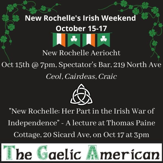 New Rochelle's Irish Weekend October 15-17 (1)